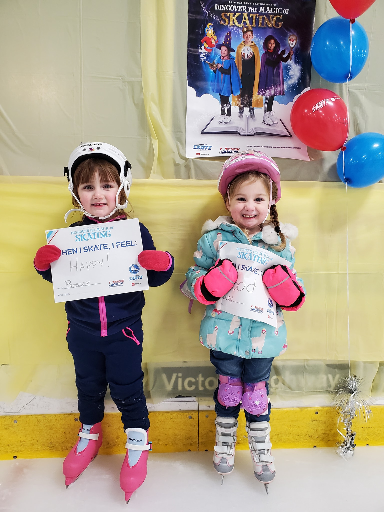 burrillville fsa skaters display how they feel when they skate - happy and good