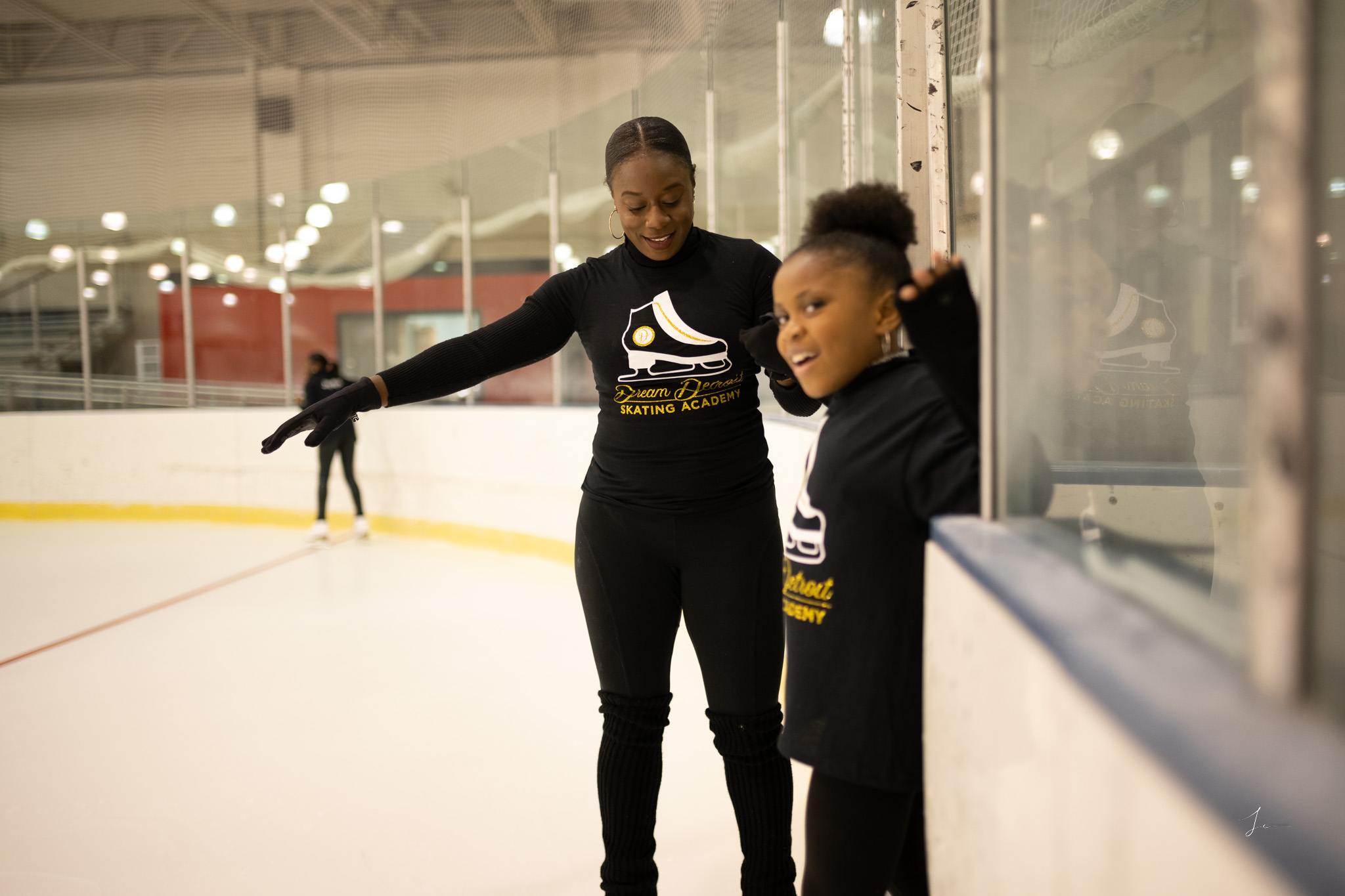Candice Tamakloe is excited to share her lifetime love of skating with enthusiastic students.