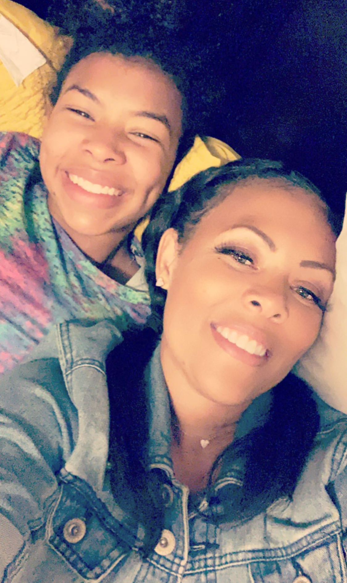 Toshawa and Starr Andrews in a selfie.