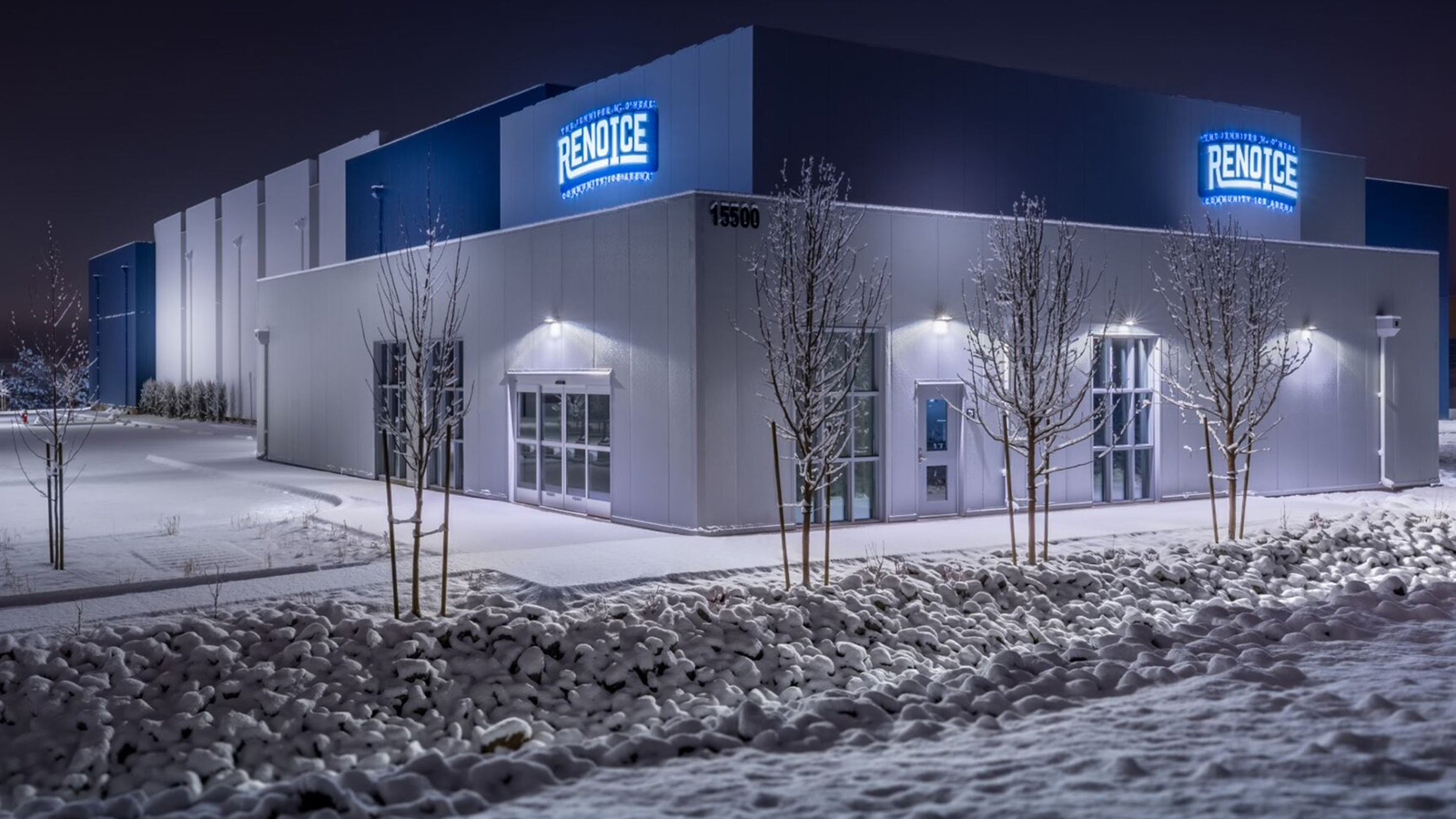 Exterior of Reno Ice building
