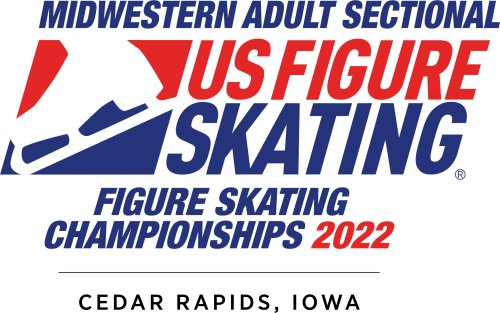Logo for the 2022 Midwestern Adult Sectional Figure Skating Championships