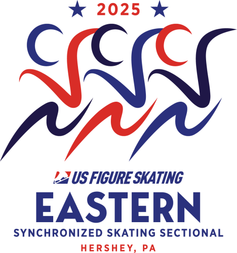 Logo for the 2025 Eastern Synchro Sectionals