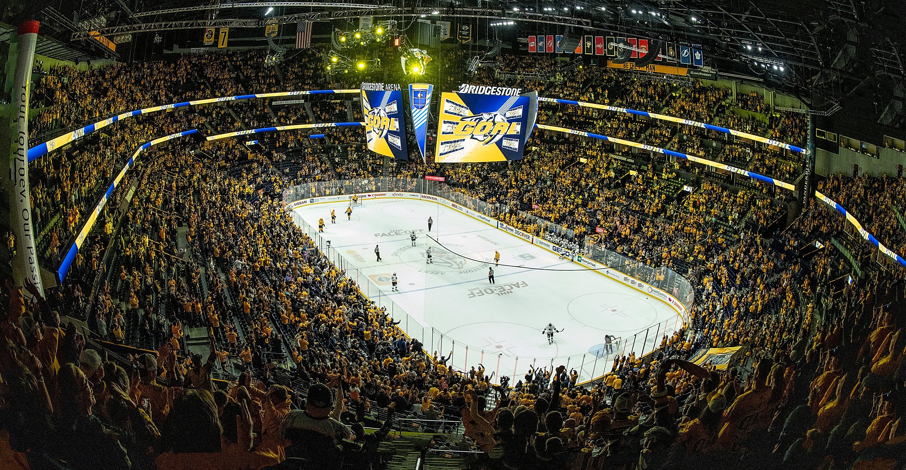 Nashville Predators Bridgestone Arena Hockey Stadium Blueprint 