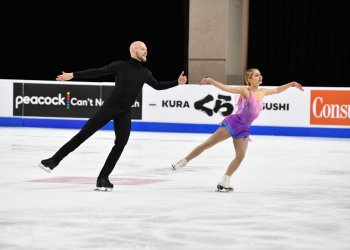 Tarah Kayne and Danny O'Shea skate short program at 2020 Skate America