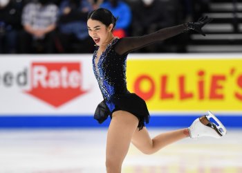 Karen Chen at the 2022 Toyota U.S. Figure Skating Championships
