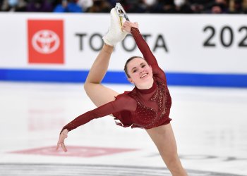 Mariah Bell at the 2022 Toyota U.S. Figure Skating Championships