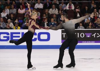 Ashley Cain and Timothy LeDuc perform at the U.S. Figure Skating Championships