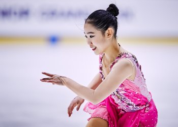 Claire Seo competes JGP France. 