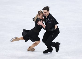 Madison Hubbell and Zachary Donohue skate their Janet Jackson rhythm dance at the Olympic Winter Games Beijing 2022.
