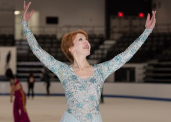 Billie McBride O’Neel strikes a pose in preparation for the Be Here! Be YOU! charity event.