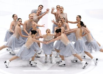 The Haydenettes perform at California Cup in 2019